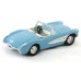 Масштабная модель Chevrolet Corvette 1957г. голубой 
